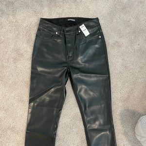 Express faux leather pants